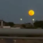 Full Moon Illuminates Cyprus Skies on May Day