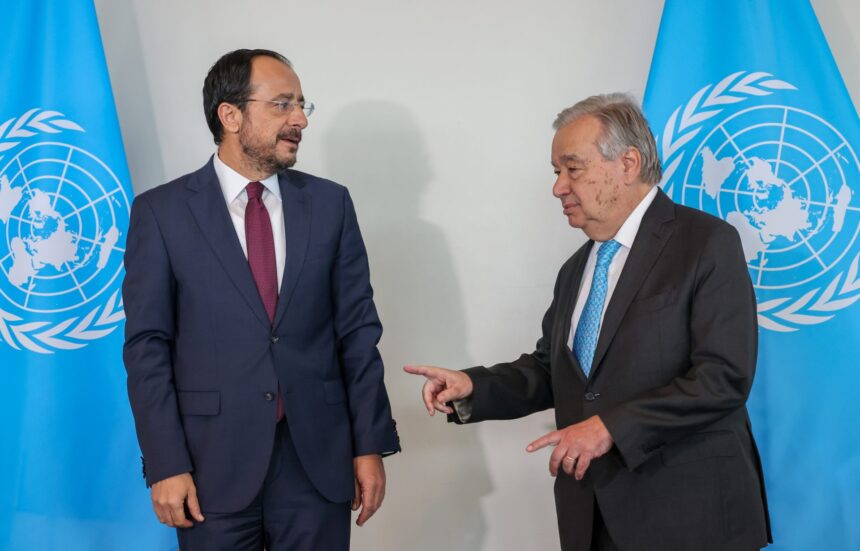 Guterres Has Specific Plan for Cyprus Problem, Christodoulides Reports