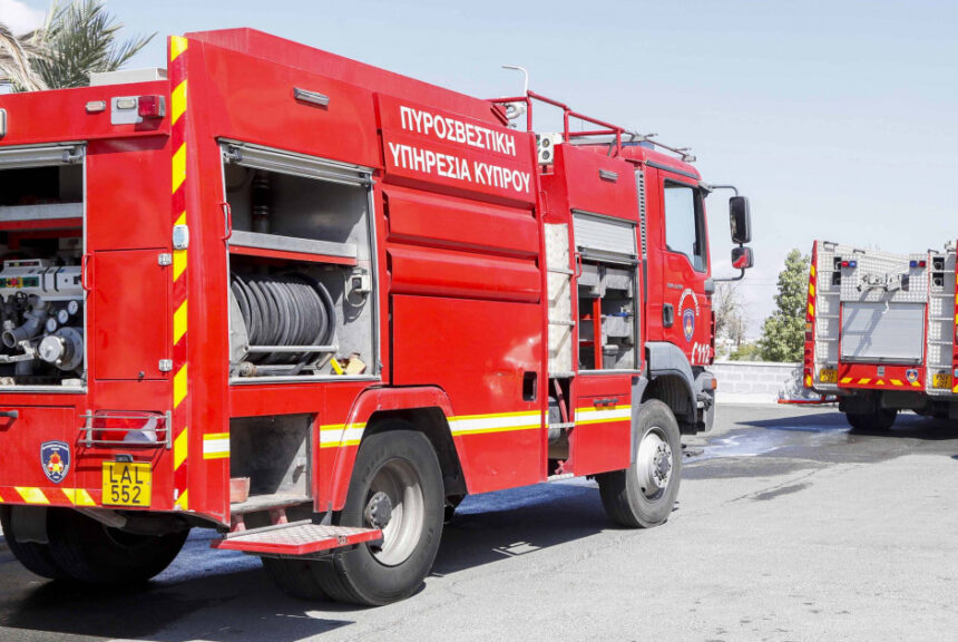 Wildfire in Limassol’s Trachoni Prompts British Bases Response