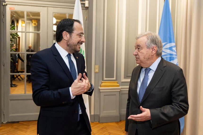 Trust building: Guterres Applauds Cyprus Leaders for Trust-Building Efforts