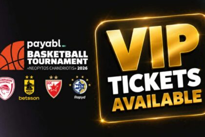 VIP Tickets for the Payabl Neofytos Handriotis Tournament Selling Fast
