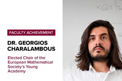 Dr. Georgios Charalambous Elected Chair of EMS Young Academy