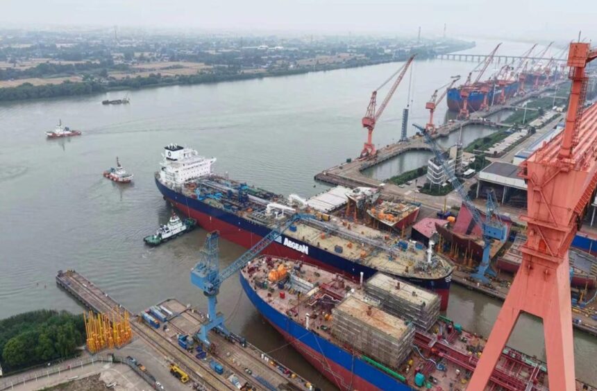 Aegean Shipping Begins Fleet Renewal with New Tanker Green Liberty