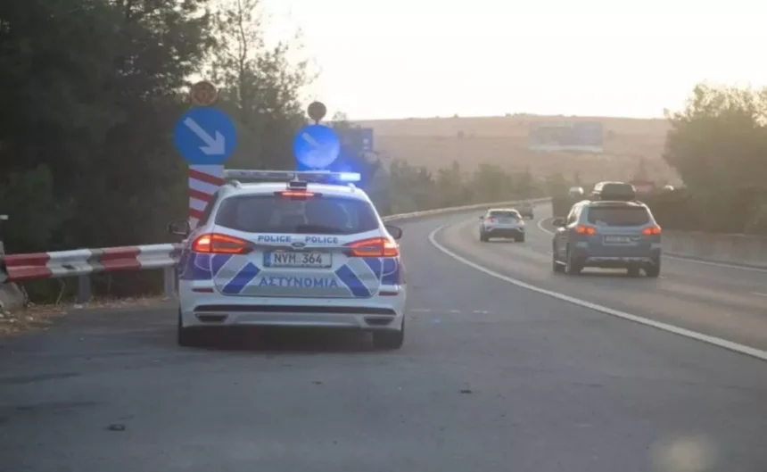 Heavy Traffic on Famagusta-Larnaca Highway