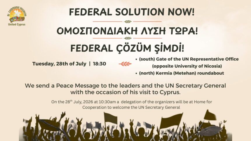 Bicommunal Peace Initiative Plans Rallies During Guterres' Cyprus Visit