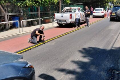 Vafeades Announces Changes to Limassol Cycle Lane Bollards