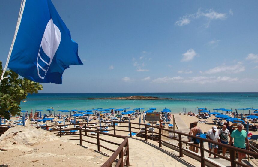 Cyprus Beaches and Marinas Flying the Blue Flag