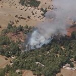 Pyrga Wildfire Contained After Threatening Homes