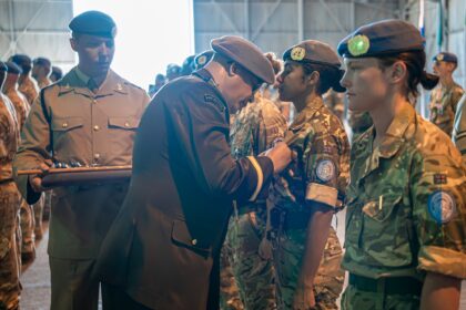 UN Medals Awarded to Peacekeepers Serving in Cyprus