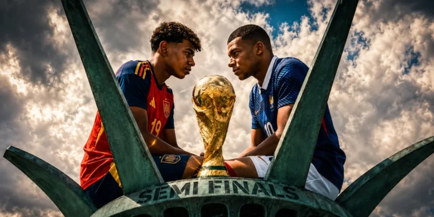 France vs Spain: Zinedine Zidane and Kylian Mbappe in Historic Rivalry